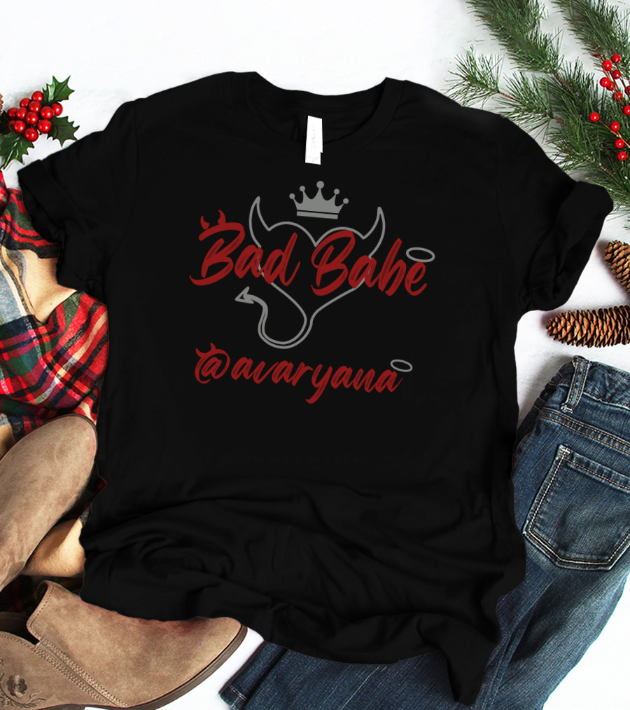 Bad Babe Avaryana Devil Crown Halo Tail T-Shirt