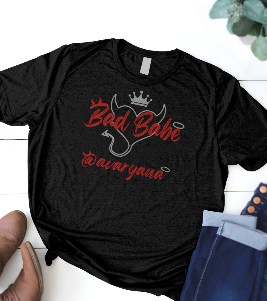 Bad Babe Avaryana Devil Crown Halo Tail T-Shirt