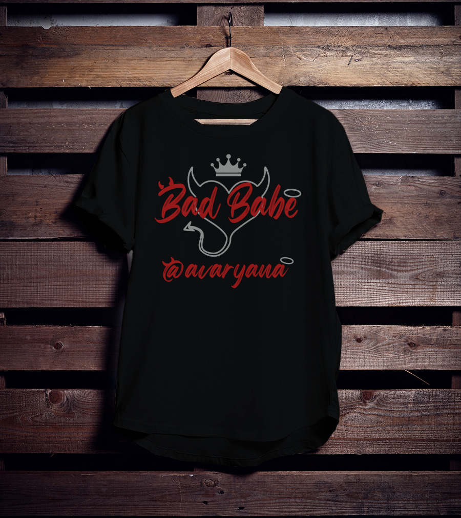 Bad Babe Avaryana Devil Crown Halo Tail T-Shirt