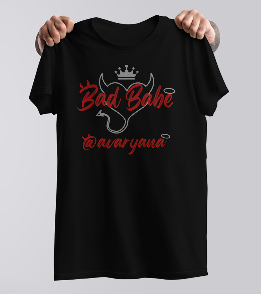 Bad Babe Avaryana Devil Crown Halo Tail T-Shirt