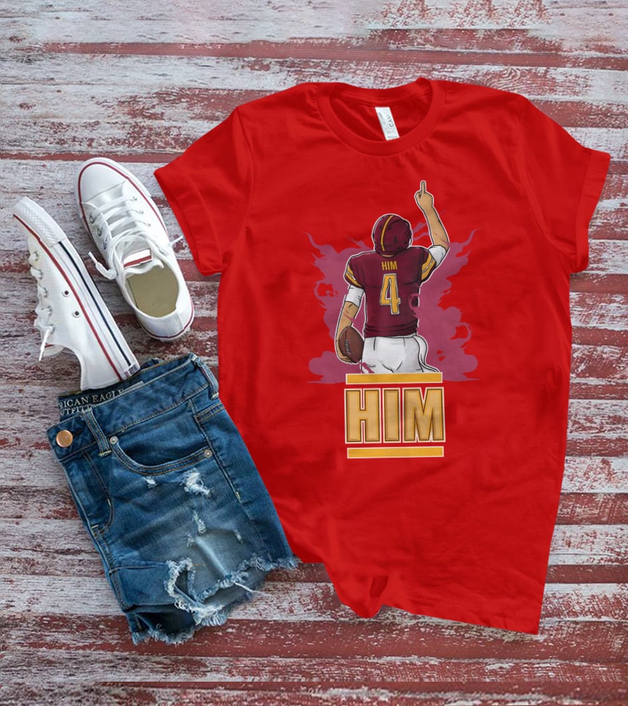HIM 4 Football Artwork T-Shirt