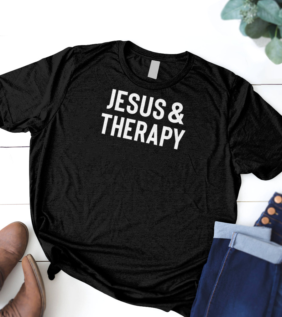 Fiyin Olubiyi Jesus And Therapy T-Shirt