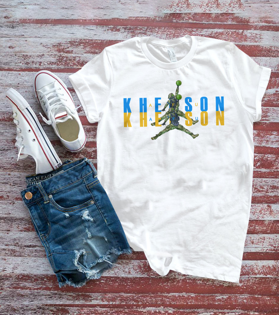 Kherson Afu Watermelon Warrior Jumpman Homage T-Shirt