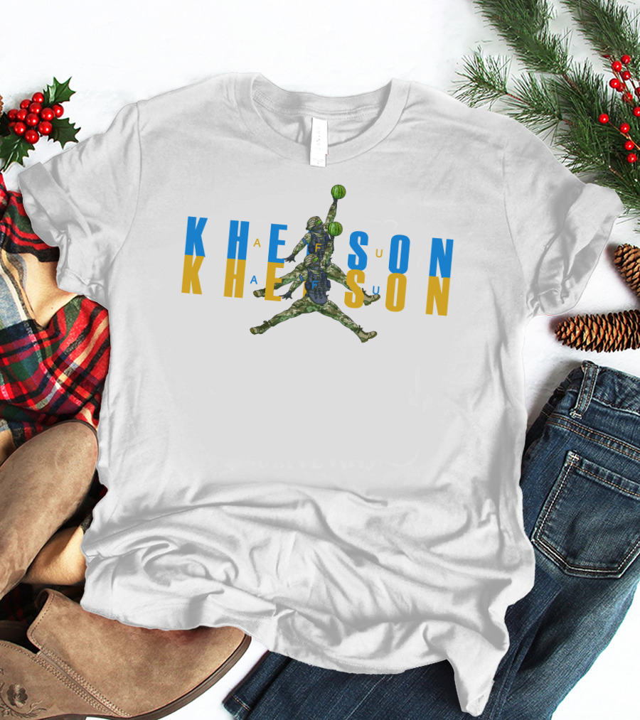 Kherson Afu Watermelon Warrior Jumpman Homage T-Shirt