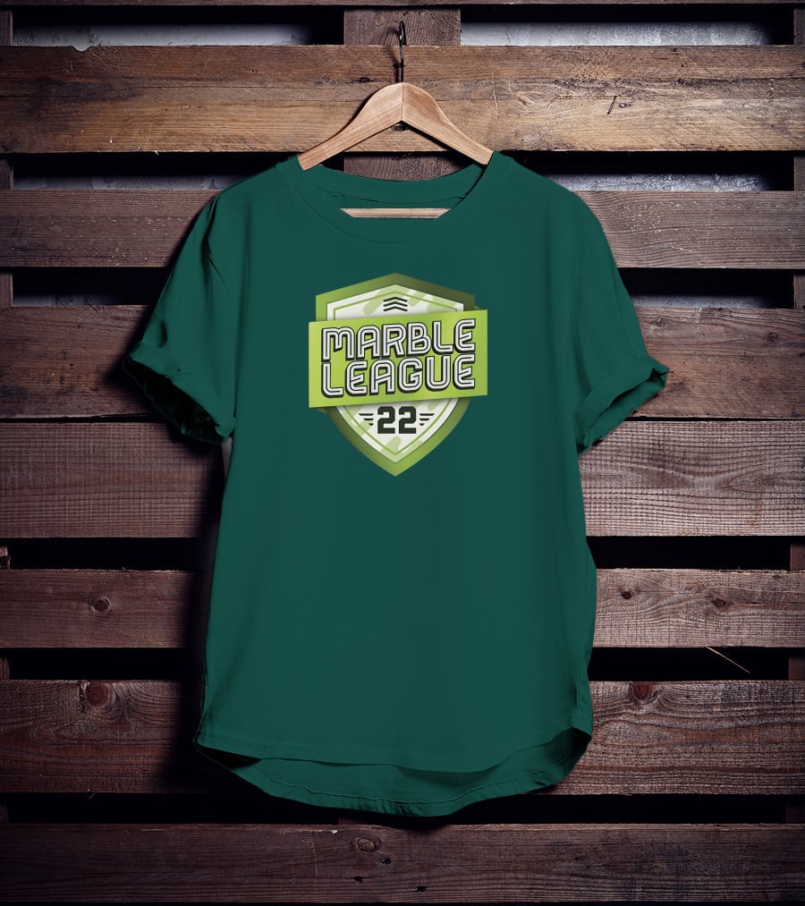 Marble League 22 Jelle's Marble Runs Badge T-Shirt