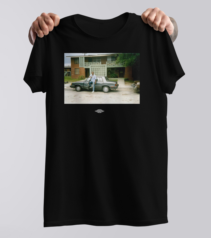 Vintage Warnock Midcentury Modern House Photo Retro Car Scene T-Shirt