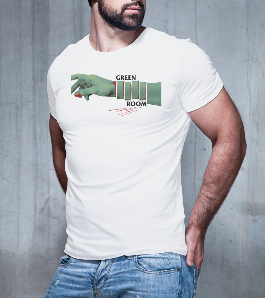 Green Room Severed Green Hand With Dripping Blood T-Shirt