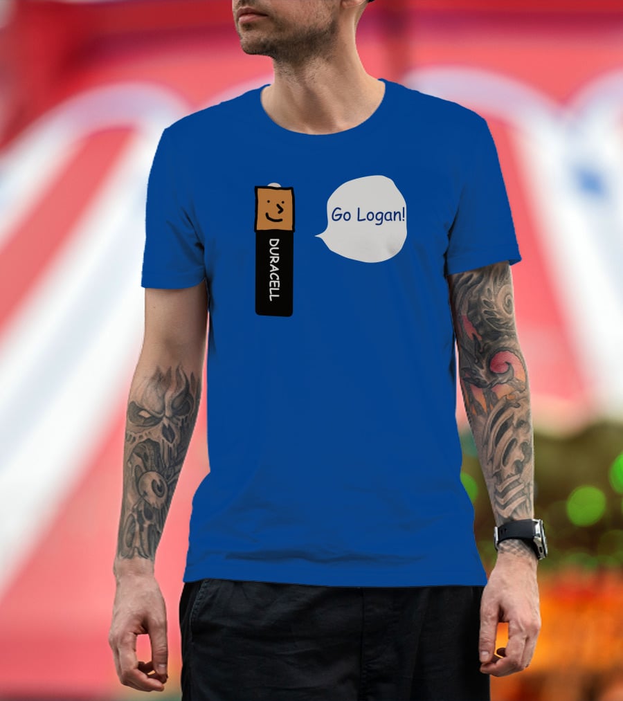 Duracell Battery Go Logan Encouragement T-Shirt