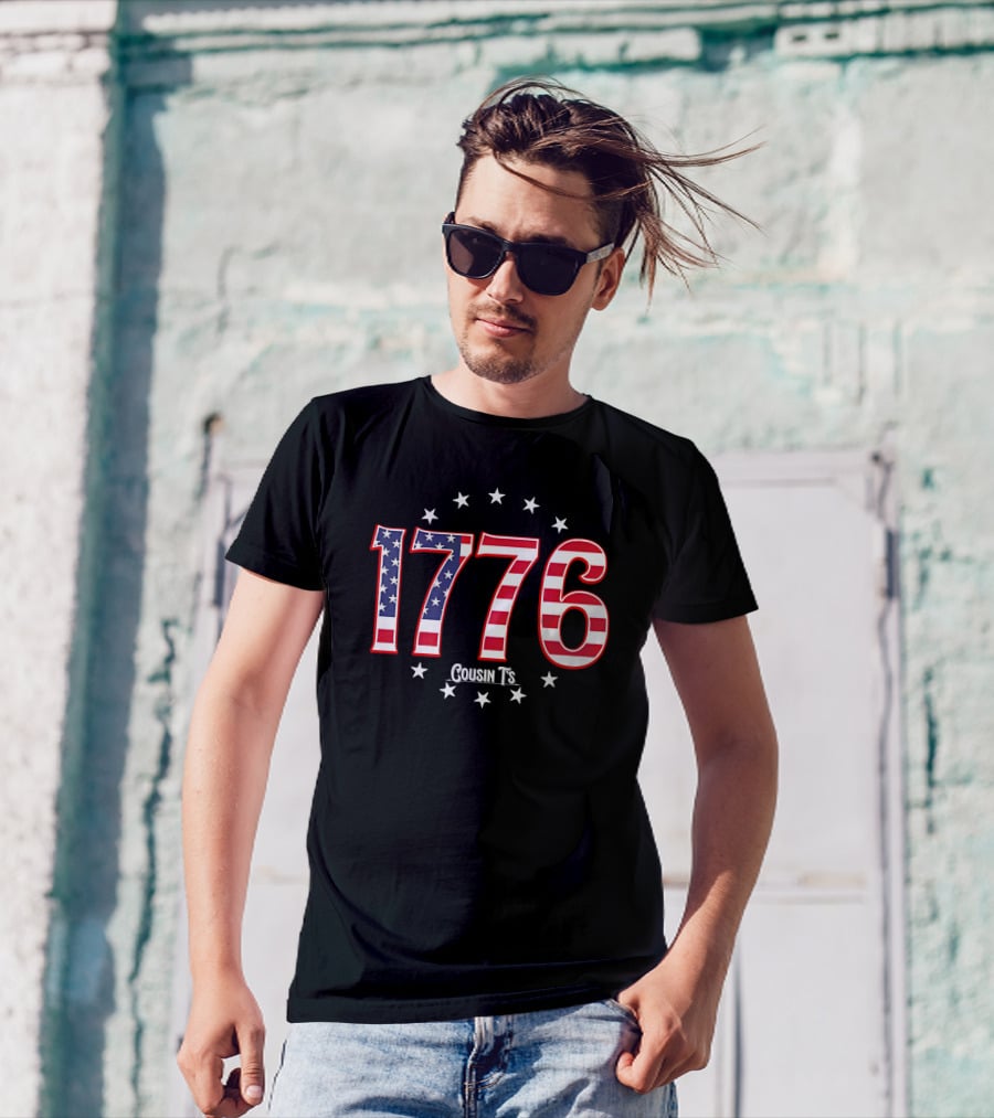 1776 Cousin T's Men's Patriotic T-Shirt
