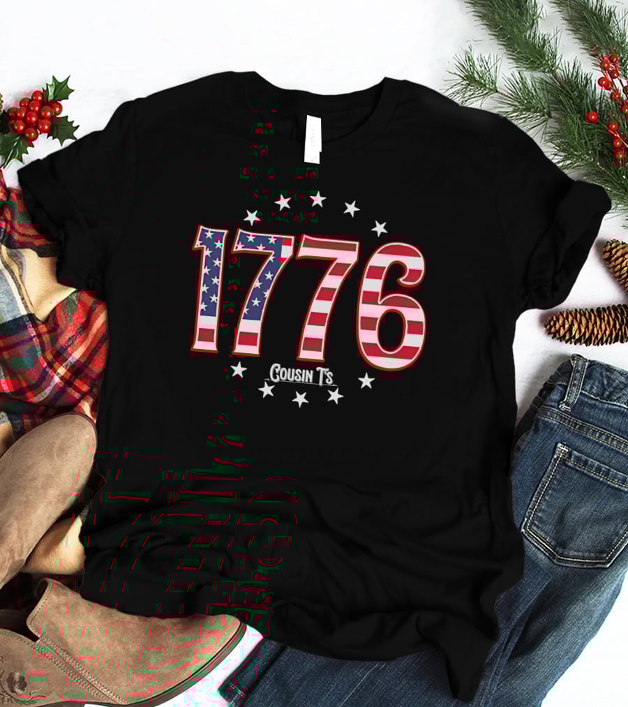 1776 Cousin T's Men's Patriotic T-Shirt