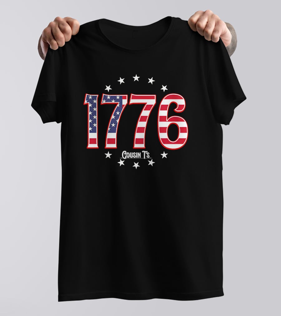 1776 Cousin T's Men's Patriotic T-Shirt