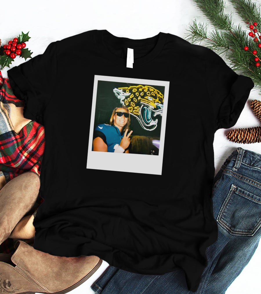 Jacksonville Jaguars Steezy Trev Neon Style Profile Picture T-Shirt