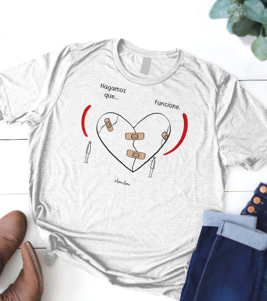 Hagamos Que Funcione Heart With Bandages Alm X Dena T-Shirt