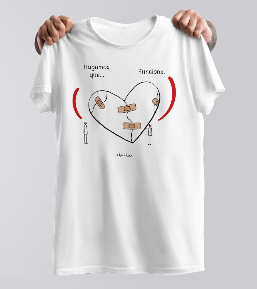 Hagamos Que Funcione Heart With Bandages Alm X Dena T-Shirt