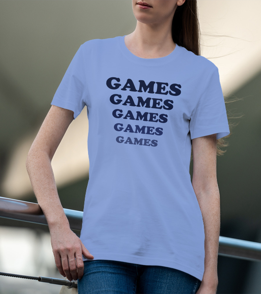 Letterboxd Games Games Games Games Games T-Shirt