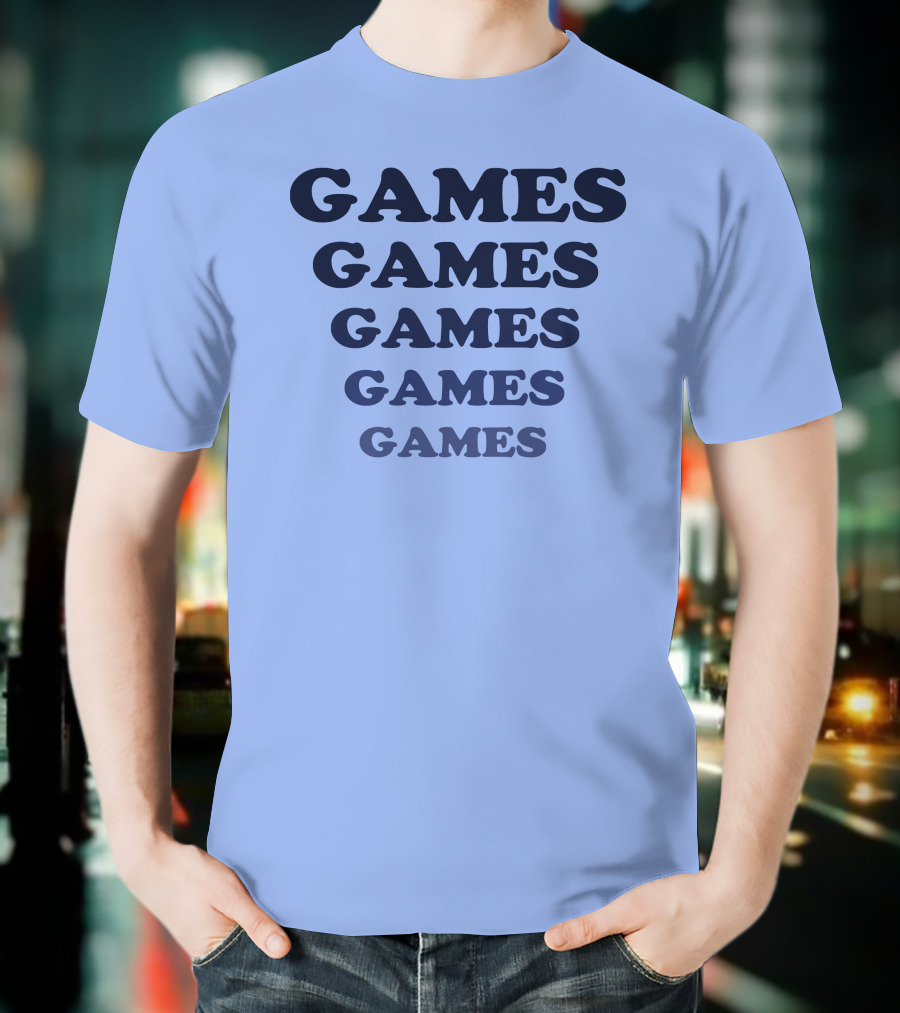 Letterboxd Games Games Games Games Games T-Shirt