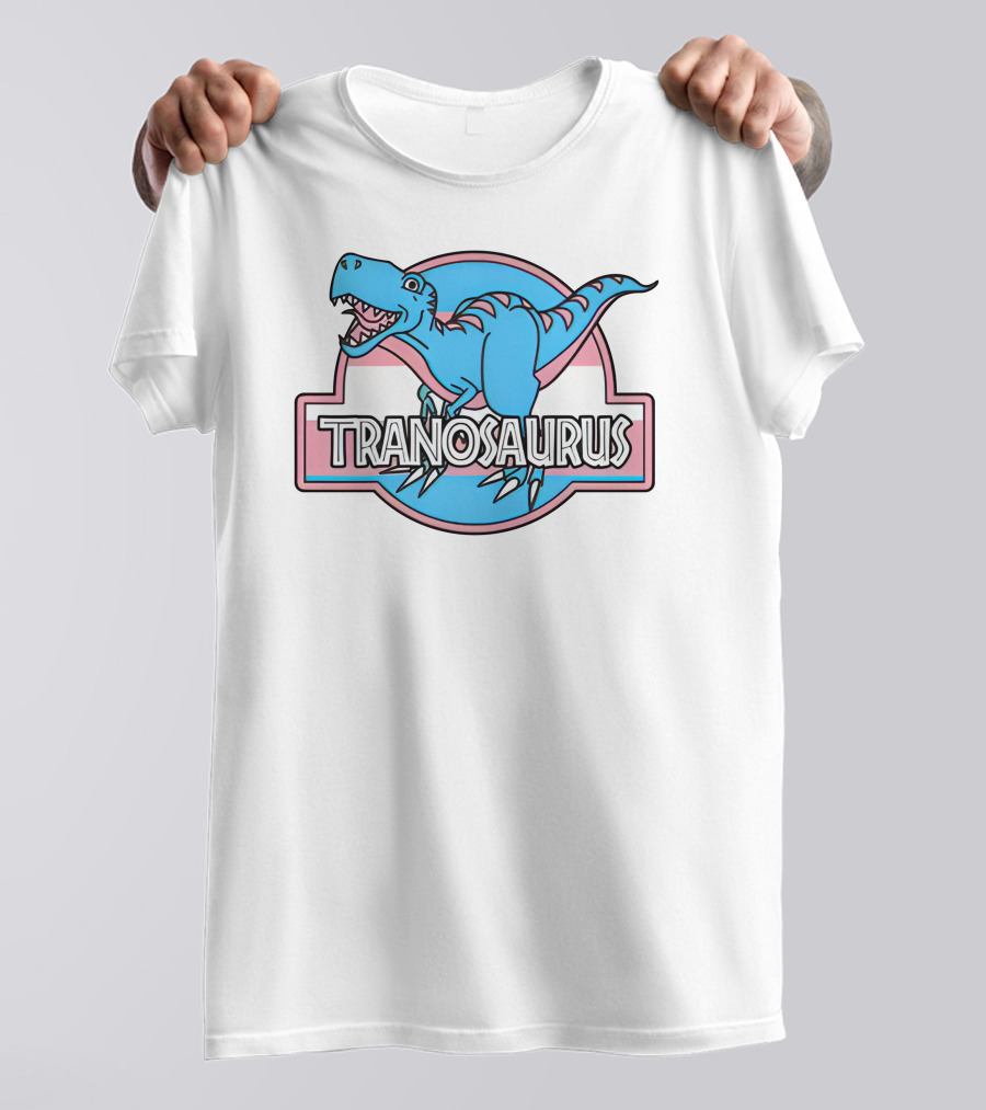Tranosaurus Kat Abu Not A Trans Dinosaur T-Shirt