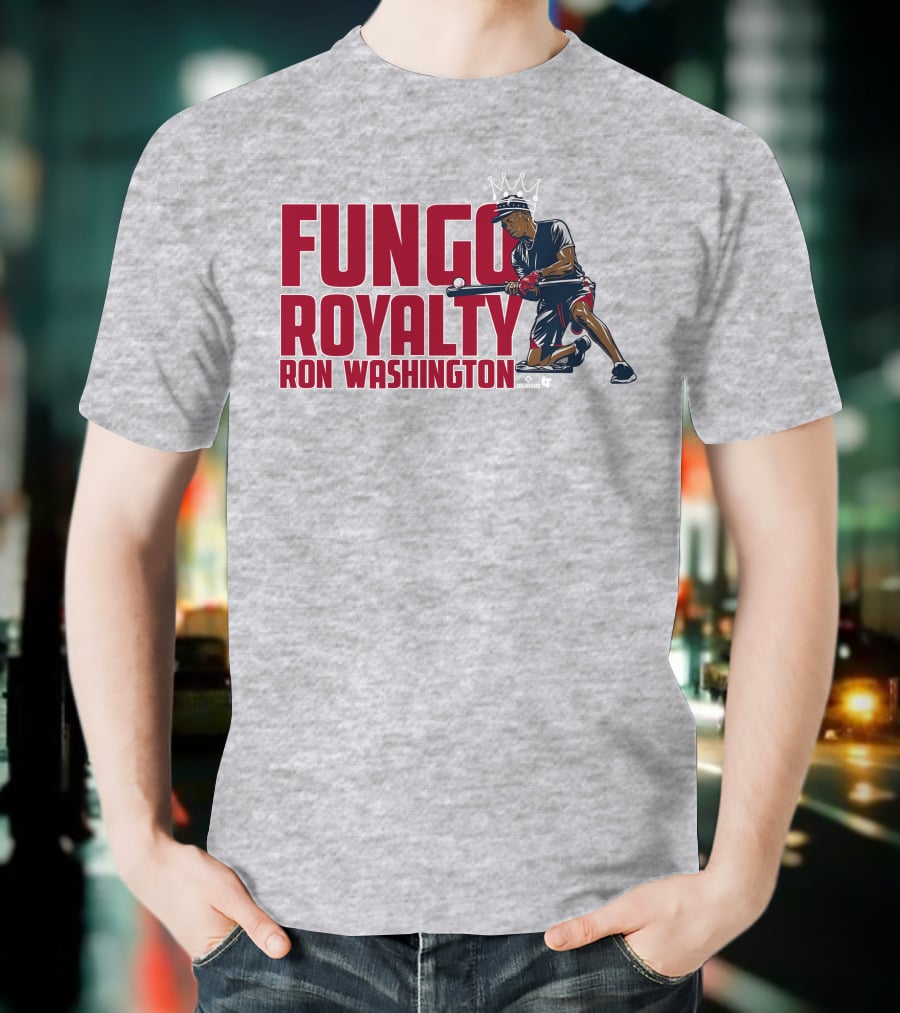 Fungo Royalty Ron Washington Baseball King T-Shirt