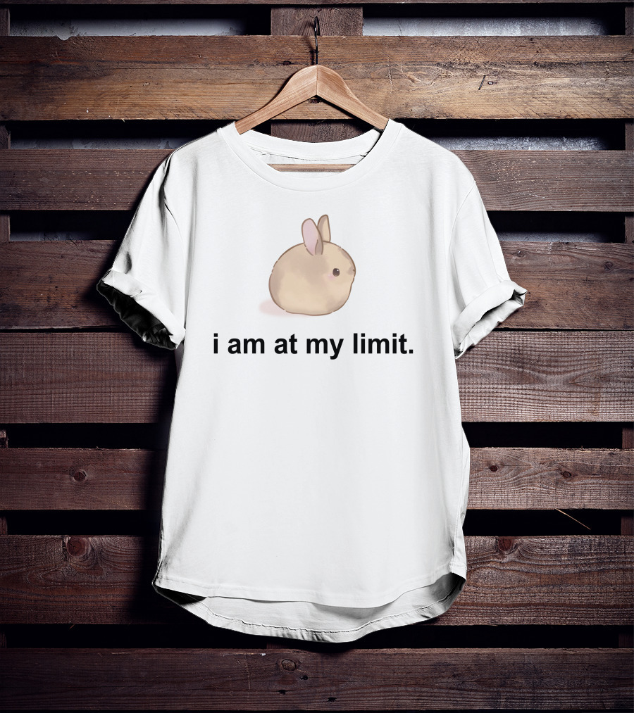 I Am At My Limit Rabbit T-Shirt