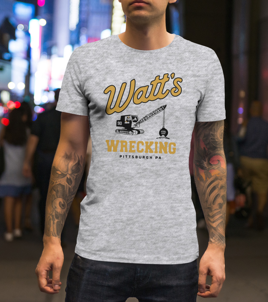 Watt's Wrecking 90 Steel City Pittsburgh PA T-Shirt