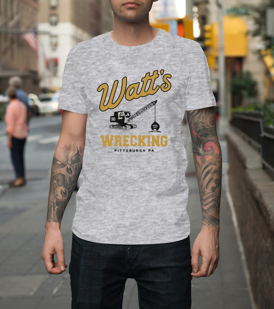Watt's Wrecking 90 Steel City Pittsburgh PA T-Shirt