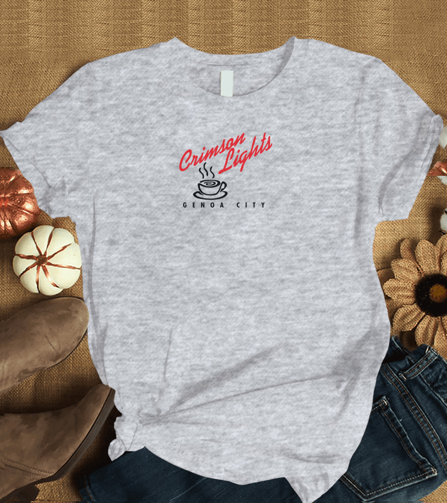 Crimson Lights Coffee Cup Genoa City T-Shirt