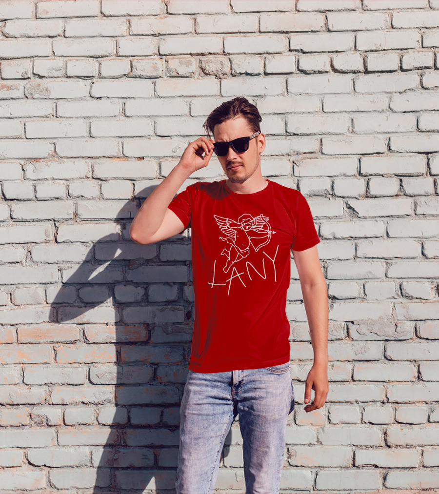 Lany Cherub Cupid Bow Red Long Sleeve T-Shirt