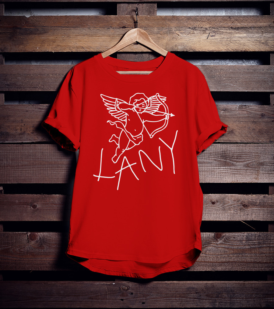Lany Cherub Cupid Bow Red Long Sleeve T-Shirt