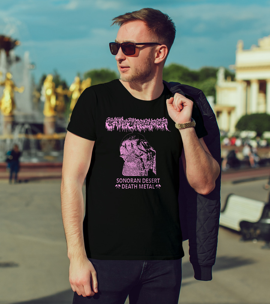 Gatecreeper Skull Sonoran Desert Death Metal T-Shirt
