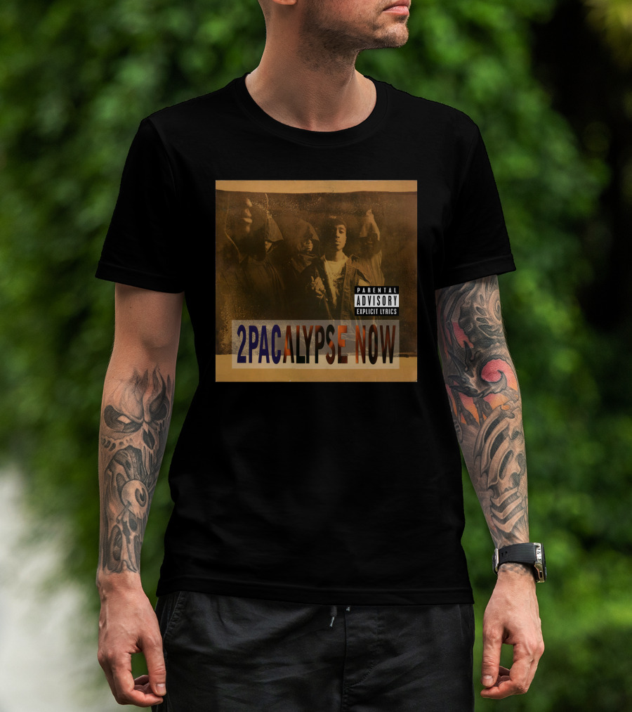 Eminem Parental Advisory Explicit Lyrics 2Pacalypse Now T-Shirt