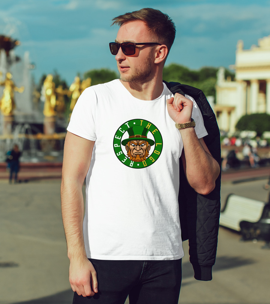 Glen Davis Respect The Logo Celtic Leprechaun T-Shirt