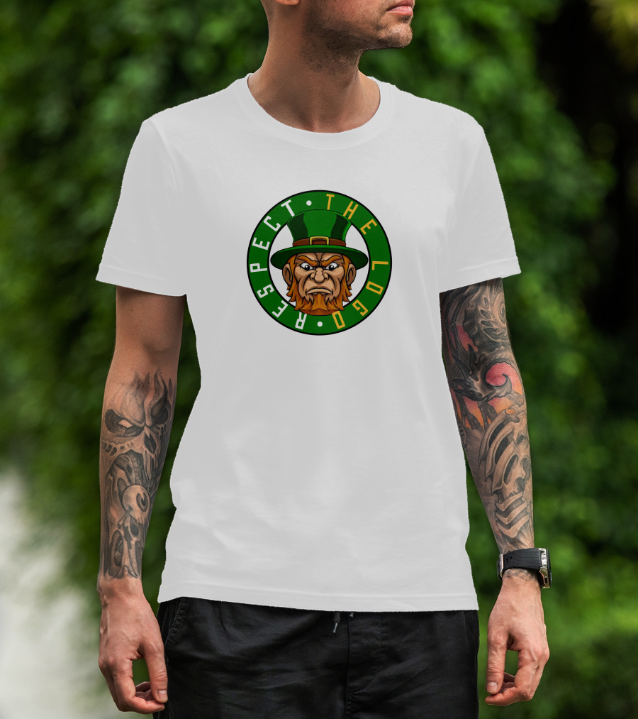 Glen Davis Respect The Logo Celtic Leprechaun T-Shirt