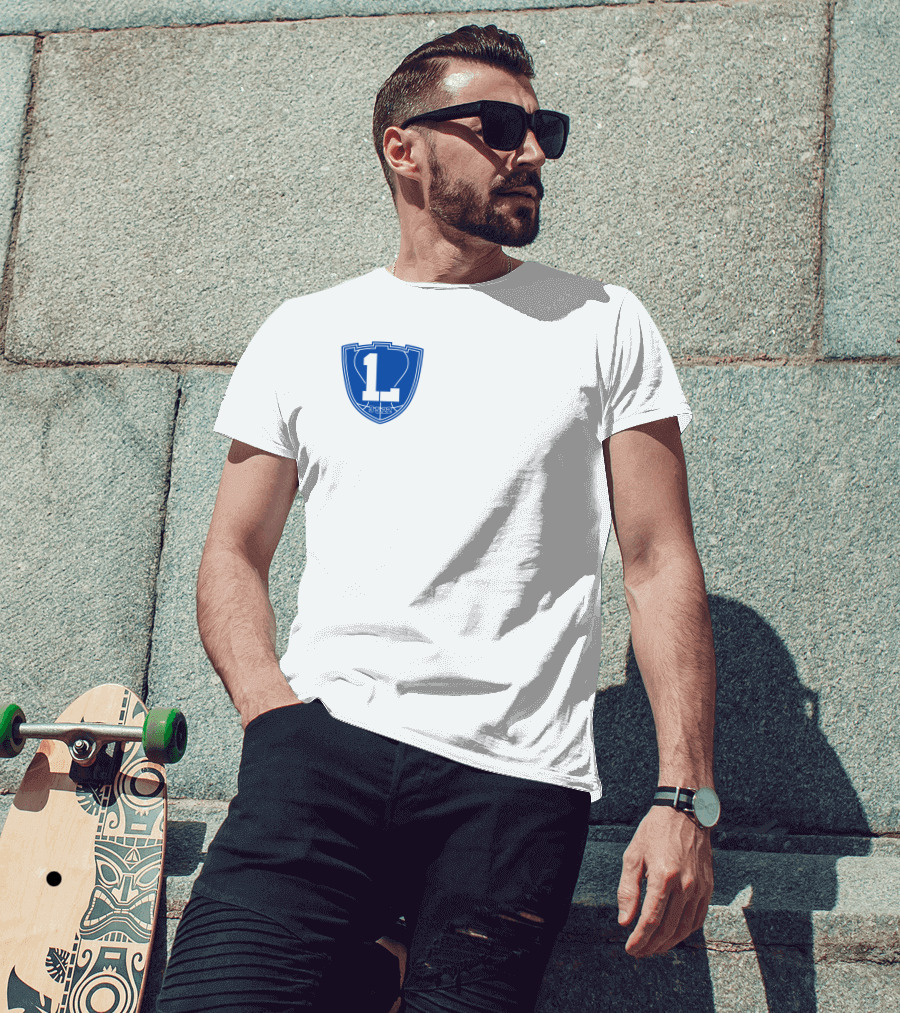 One Last L 3.5.22 Blue Shield Emblem T-Shirt