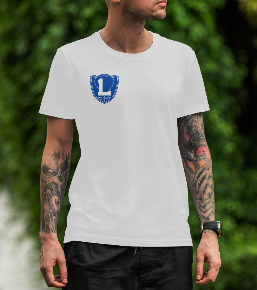 One Last L 3.5.22 Blue Shield Emblem T-Shirt