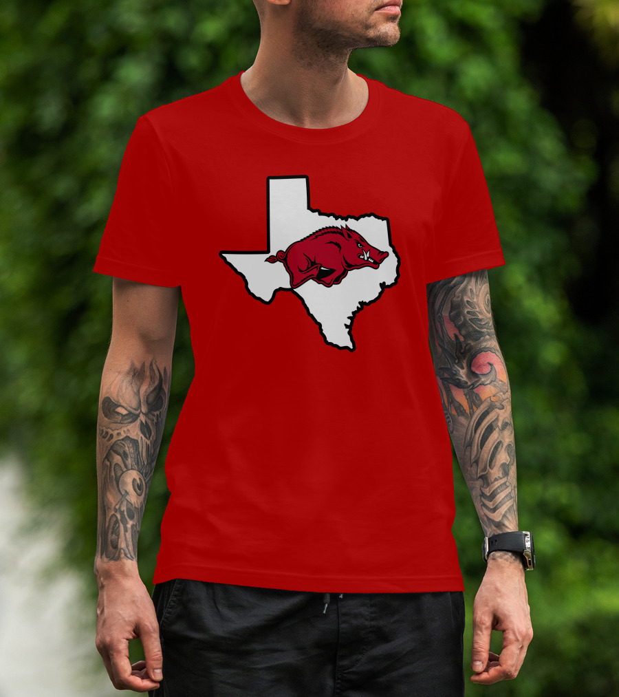 Texas Strong Hog In State T-Shirt