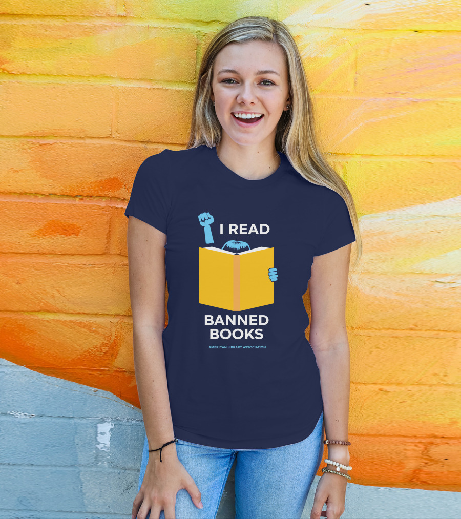 Phil Bildner I Read Banned Books American Library Association T-Shirt
