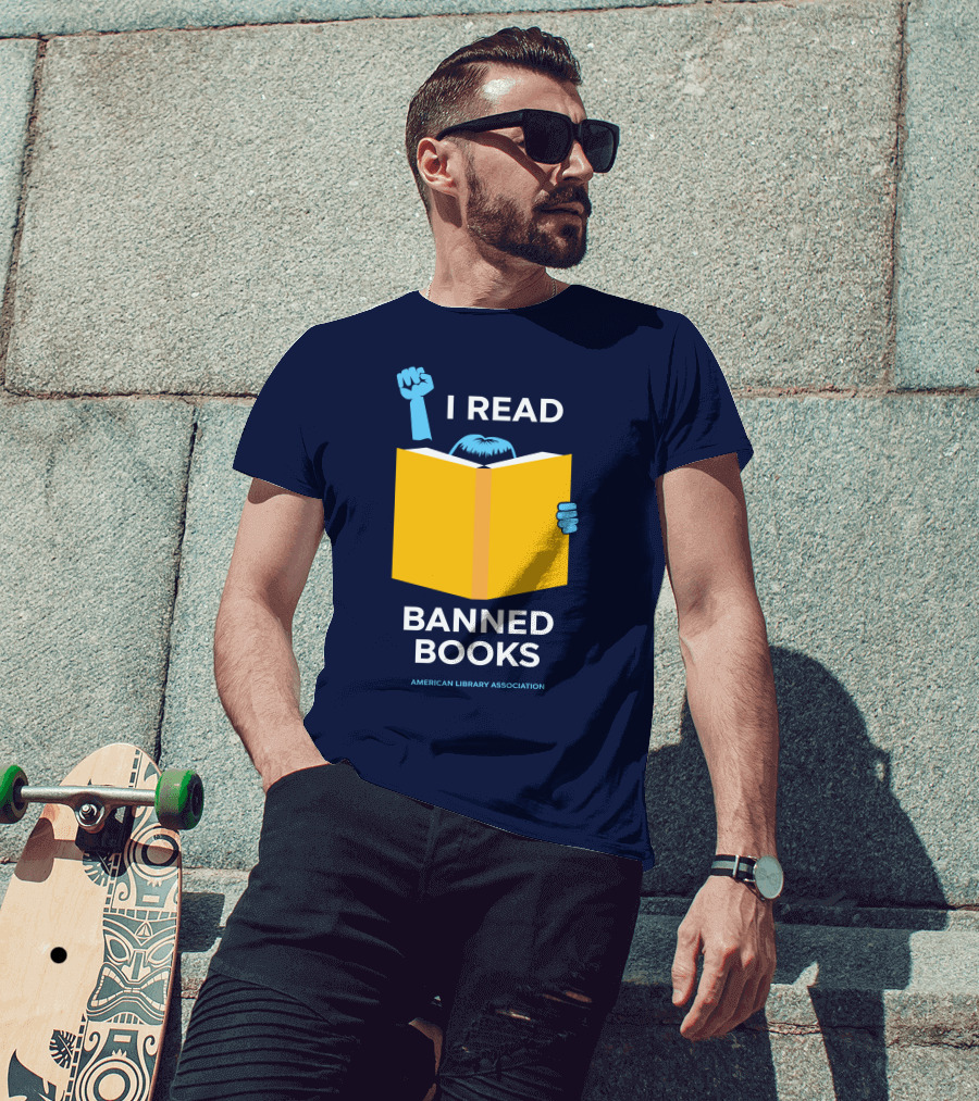 Phil Bildner I Read Banned Books American Library Association T-Shirt