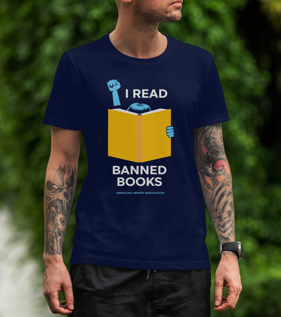 Phil Bildner I Read Banned Books American Library Association T-Shirt