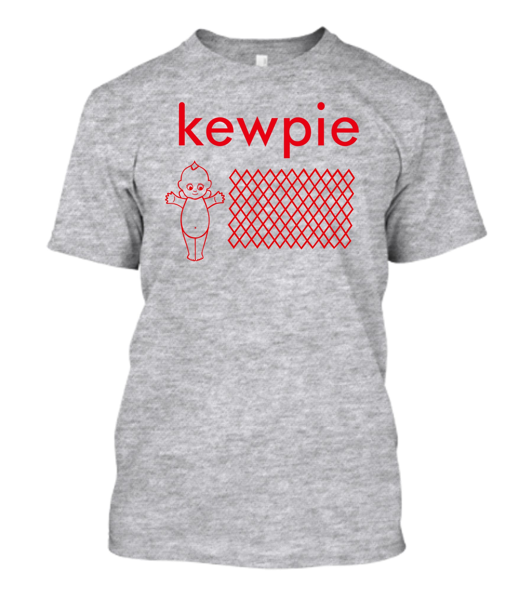 Kewpie Mayo Doll Red Net T-Shirt