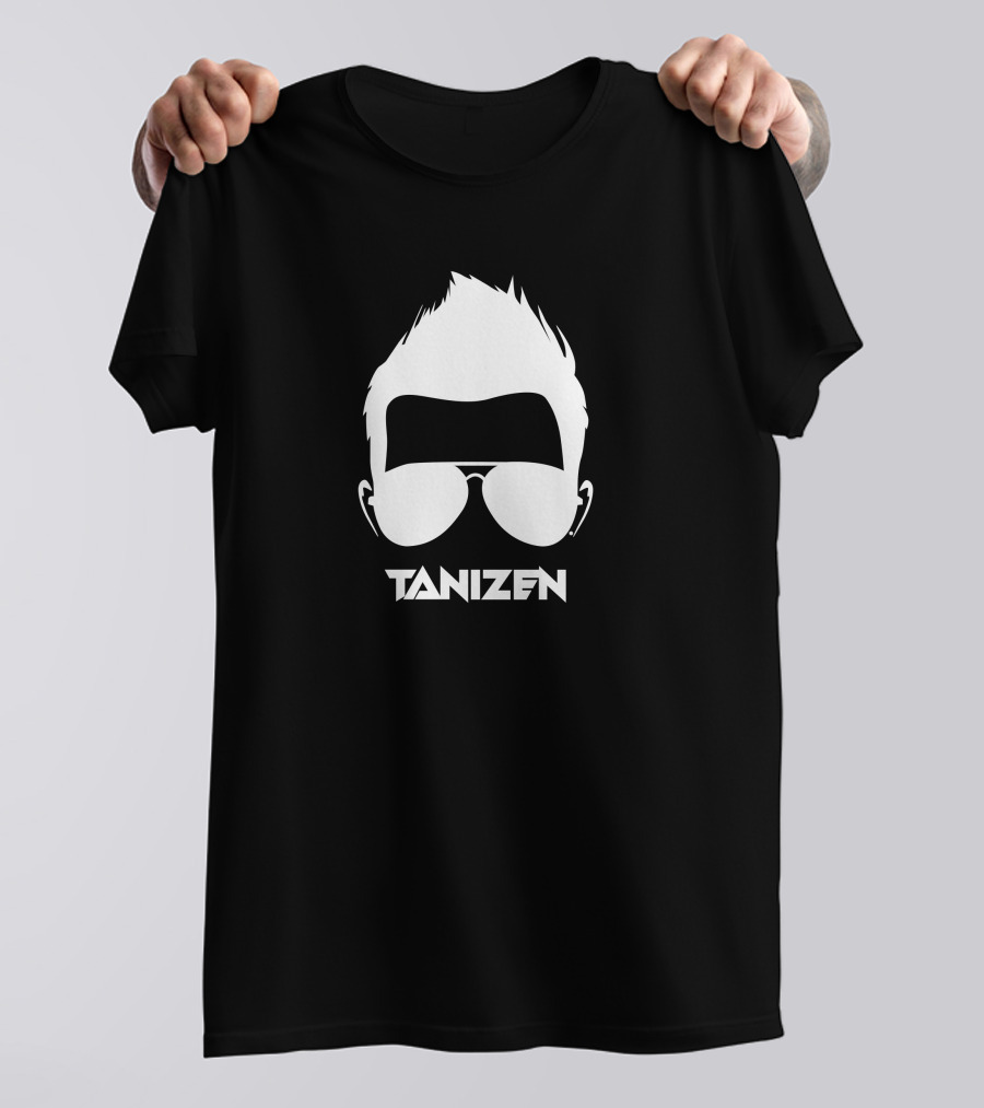 Tanizen Headphones Hairstyle Sunglasses T-Shirt