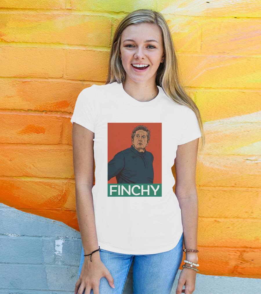 Kat Wearing Finchy Graphs Merch T-Shirt