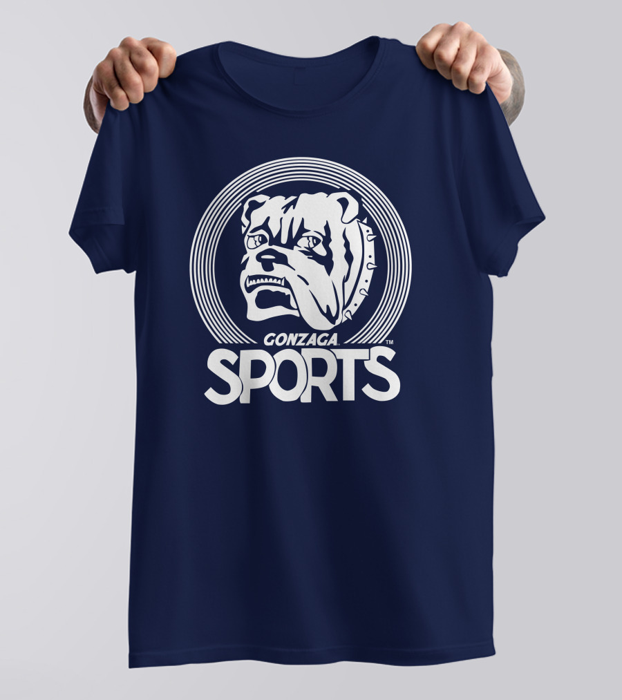 Gonzaga Sports Bulldog Retro T-Shirt