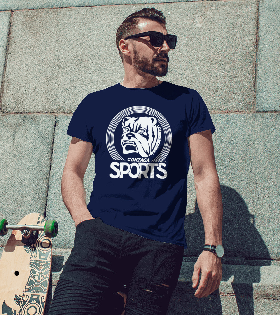 Homefiel Vintage Gonzaga Sports Bulldog T-Shirt