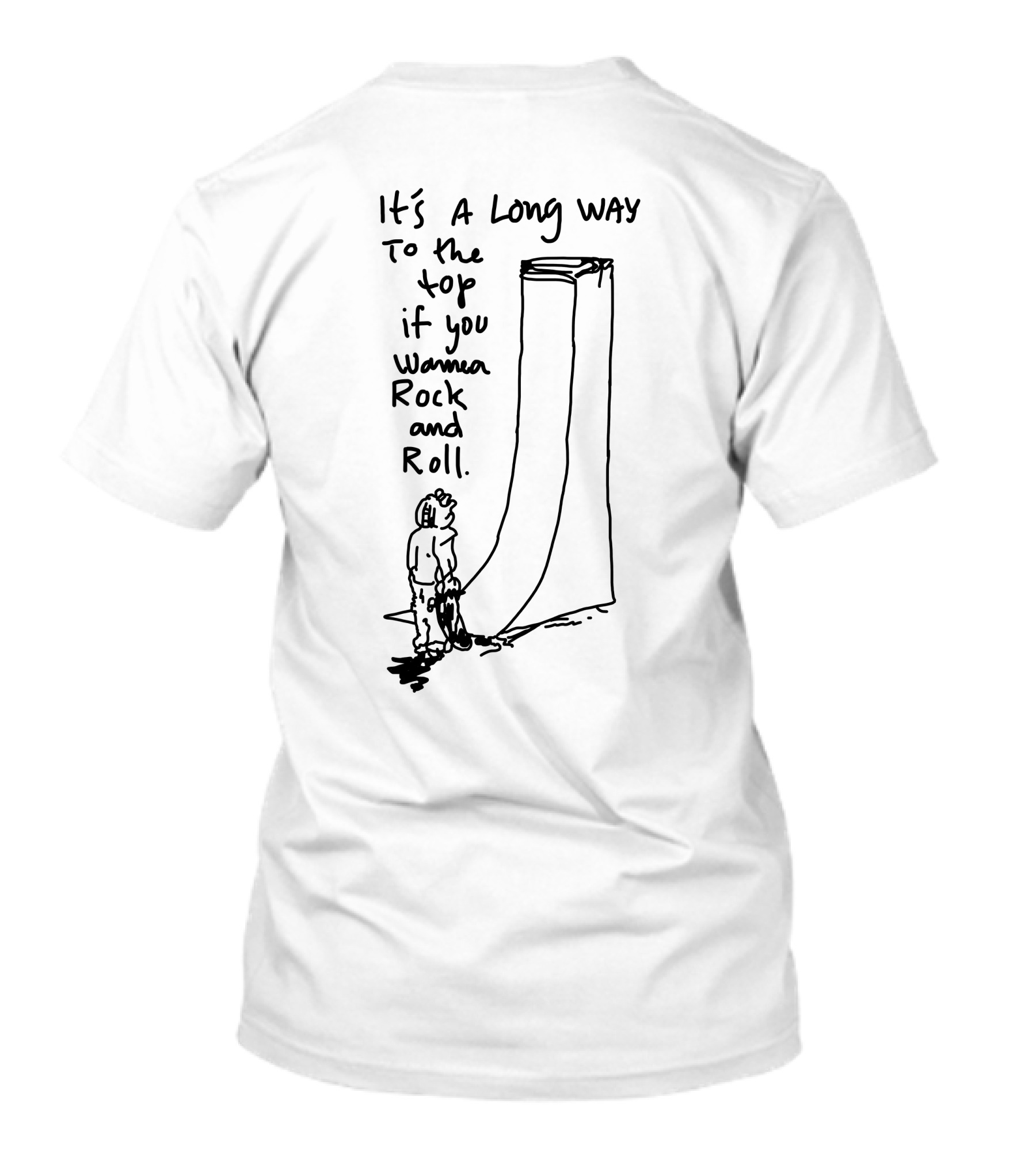 Manuela Polar Skate Co It's A Long Way To The Top Rock'n'roll T-Shirt