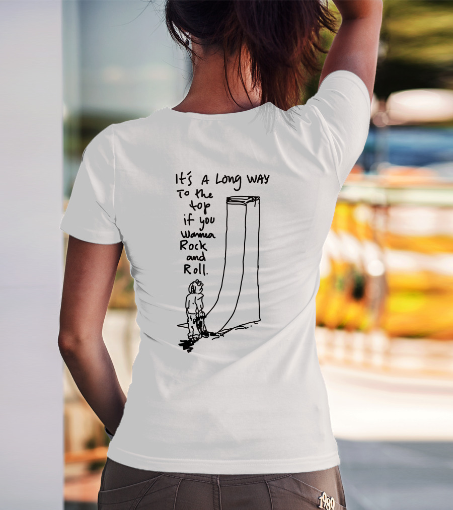 Manuela Polar Skate Co It's A Long Way To The Top Rock'n'roll T-Shirt