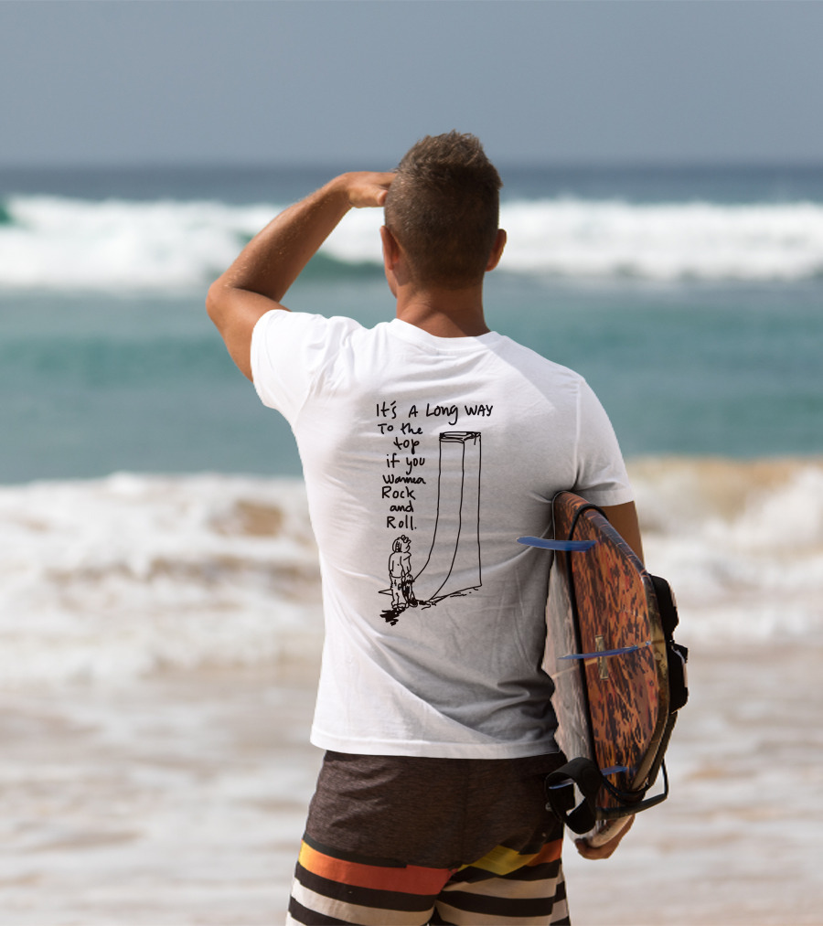 Manuela Polar Skate Co It's A Long Way To The Top Rock'n'roll T-Shirt