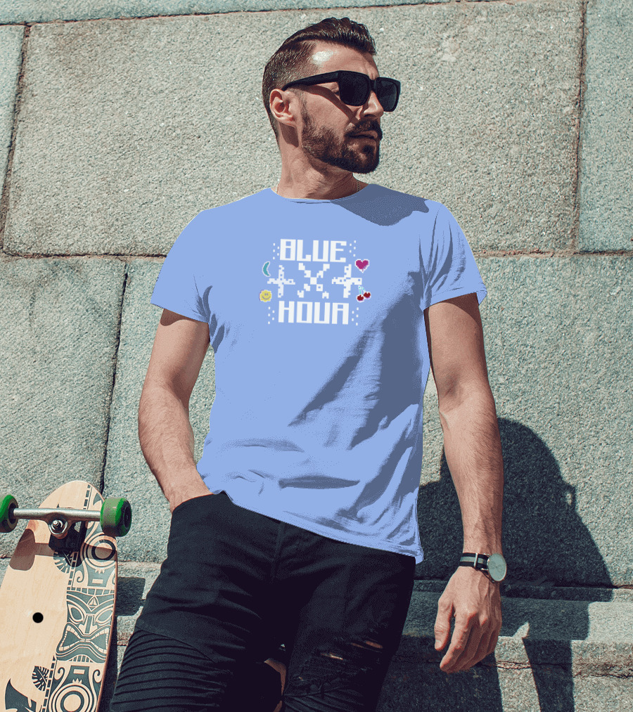 BLUE HOUR Moon Star Heart Sun Cherry T-Shirt