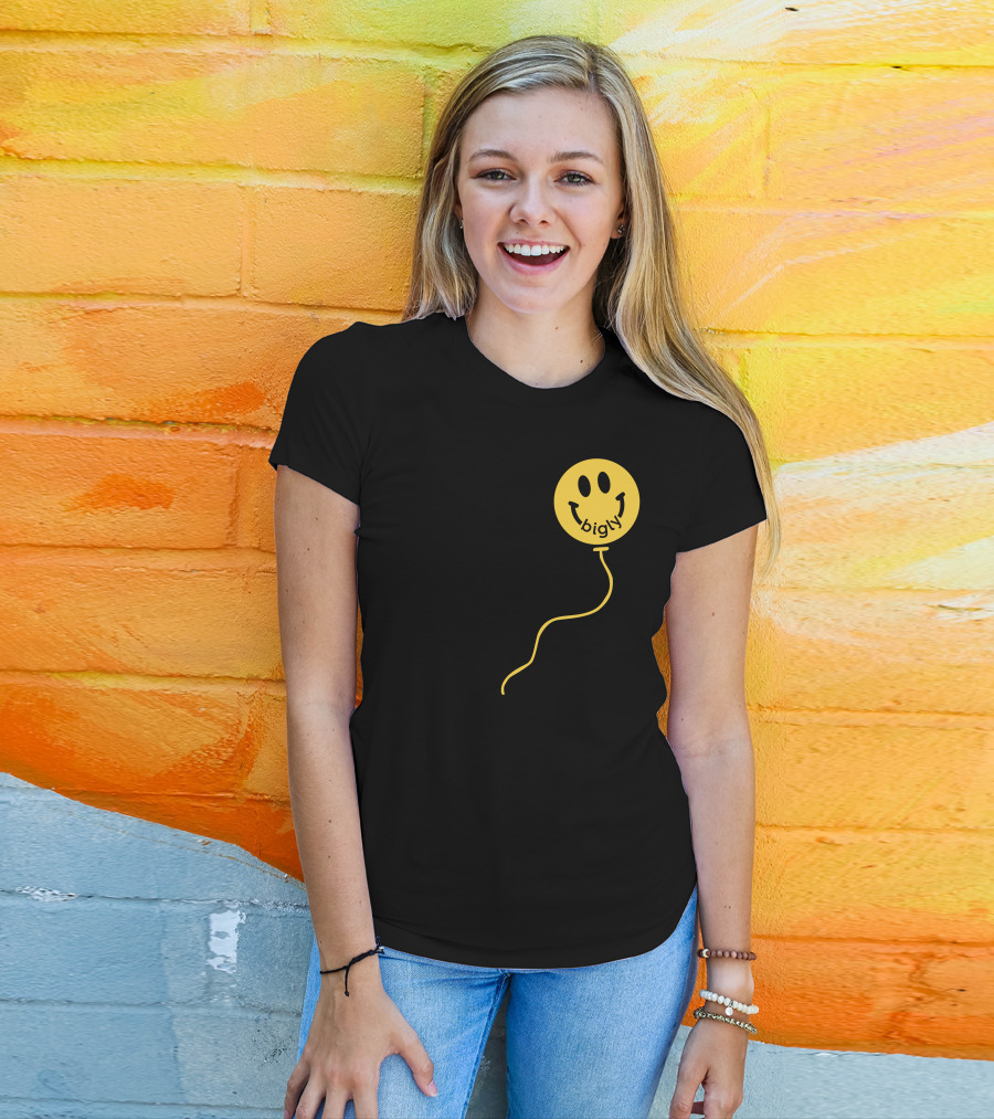 Bigly Smiley Face Balloon T-Shirt