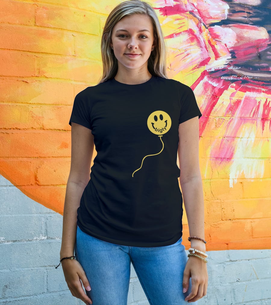 Bigly Smiley Face Balloon T-Shirt