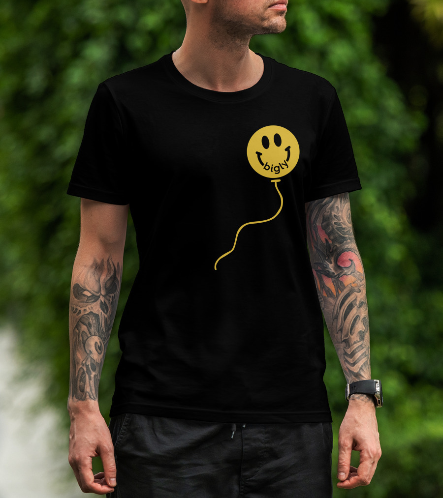 Bigly Smiley Face Balloon T-Shirt